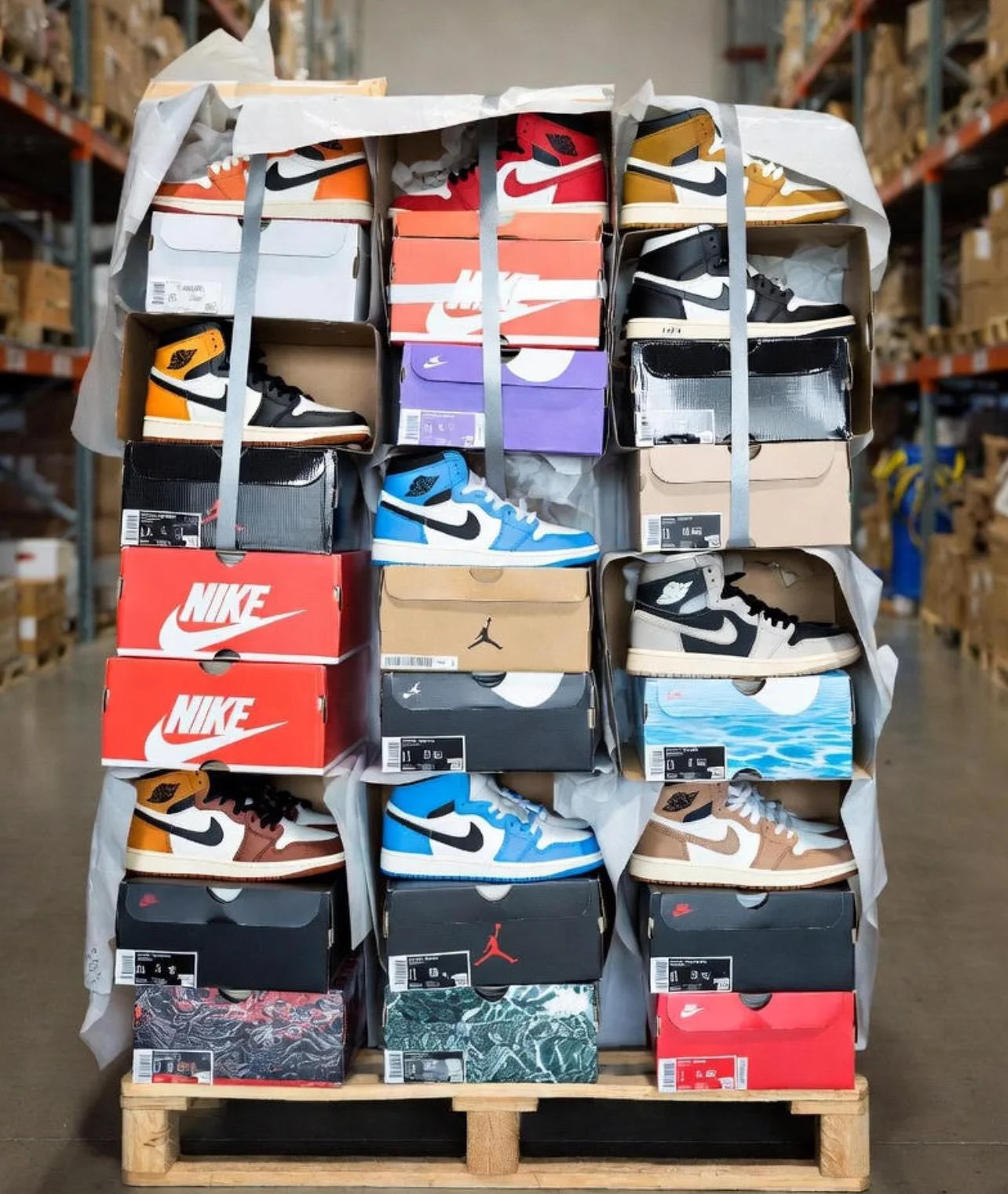 633756186_122122683609154229_7747348477511458085_n Mixed Brand Shoes & Sneakers Pallets for Sale - Image 1